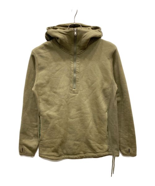 nonnative（ノンネイティブ）nonnative (ノンネイティブ) CYCLIST HALF ZIP HOODY COTTON SWEAT グリーン サイズ:０の古着・服飾アイテム