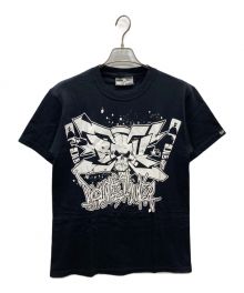 BOUNTY HUNTER（バウンティハンター）の古着「スカルプリントTシャツ」｜ブラック