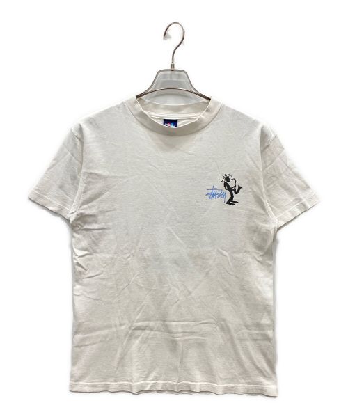 stussy（ステューシー）stussy (ステューシー) 90's ジャズマンTシャツ ホワイト サイズ:Mの古着・服飾アイテム