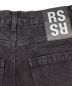 中古・古着 RAF SIMONS (ラフシモンズ) DESTROYED DENIM PANTS ブラック サイズ:36：50000円