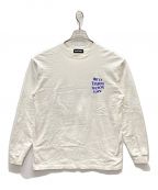 GOD SELECTION XXX×anti social social CLUBゴッドセレクショントリプルエックス×アンチソーシャルソーシャルクラブ）の古着「長袖カットソー」｜ホワイト