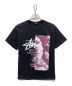 stussy（ステューシー）の古着「ヴィーナスプリントTシャツ」｜ブラック