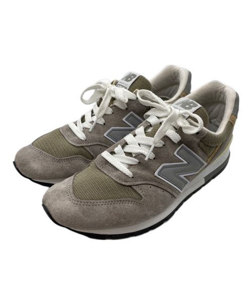 NEW BALANCE（ニューバランス）NEW BALANCE (ニューバランス) ローカットスニーカー ベージュ サイズ:27の古着・服飾アイテム