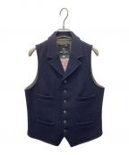 Harris Tweed×NIGEL CABOURNハリスツイード×ナイジェルケーボン）の古着「MALLORY VEST」｜ネイビー