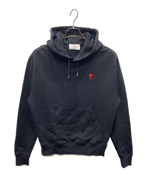 AMI Alexandre Mattiussi（アミ アレクサンドル マテュッシ）AMI Alexandre Mattiussi (アミ アレクサンドル マテュッシ) SMALL ADC HOODIE ブラック サイズ:Sの古着・服飾アイテム