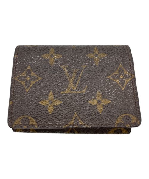 LOUIS VUITTON（ルイ ヴィトン）LOUIS VUITTON (ルイ ヴィトン) 名刺入れ ブラウンの古着・服飾アイテム