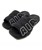 NIKEナイキ）の古着「Air More Uptempo Slide」｜ブラック