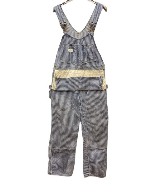 OSH KOSH B'gosh（オシュコシュ ビゴッシュ）OSH KOSH B'gosh (オシュコシュ ビゴッシュ) エプロン付ダブルニーオーバーオール ネイビー サイズ:表記無しの古着・服飾アイテム