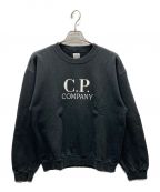 C.P COMPANYシーピーカンパニー）の古着「クルーネックロゴスウェット」｜ブラック