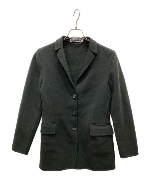 JIL SANDER（ジルサンダー）JIL SANDER (ジルサンダー) ウールジャケット ブラック サイズ:36の古着・服飾アイテム