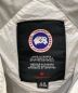 中古・古着 CANADA GOOSE (カナダグース) ダウンジャケット ホワイト サイズ:M：35000円