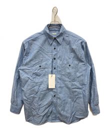 A.PRESSE（アプレッセ）の古着「BB Washed Chambray Shirt」｜インディゴ