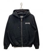 SUPPLIERサプライヤー）の古着「Cross Zip Hoodie 2」｜ブラック