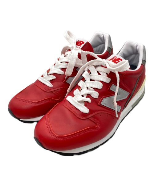 NEW BALANCE（ニューバランス）NEW BALANCE (ニューバランス) ローカットスニーカー レッド サイズ:27の古着・服飾アイテム