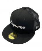 New Era×SUPREMEニューエラ×シュプリーム）の古着「メッシュボックスロゴキャップ」｜ブラック