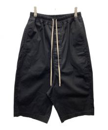 RICK OWENS（リックオウエンス）の古着「Drawstring Karloff Shorts」｜ブラック