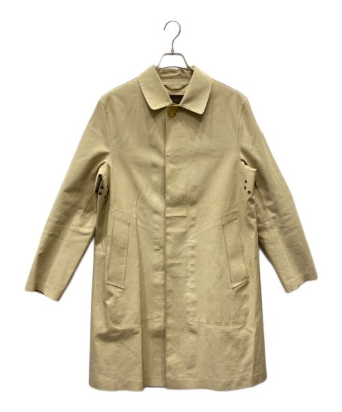 MACKINTOSH（マッキントッシュ）MACKINTOSH (マッキントッシュ) ゴム引きステンカラーコート ベージュ サイズ:４２の古着・服飾アイテム