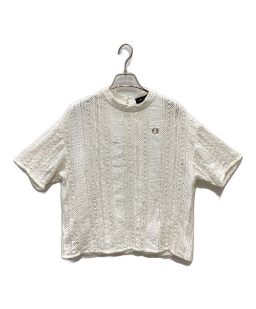 FRED PERRY（フレッドペリー）FRED PERRY (フレッドペリー) レーストップ Tシャツ ホワイト サイズ:uk10の古着・服飾アイテム