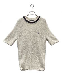 FRED PERRY（フレッドペリー）の古着「ショートスリーブセーター」｜ホワイト