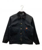 KEBOZケボズ）の古着「EDWIN OVER WORKS FACTORY COVERALL」｜ブラック