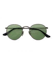 RAY-BAN（レイバン）の古着「ラウンドメタルサングラス」｜レンズカラーグリーン