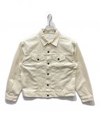 CIOTAシオタ）の古着「Trucker Jacket」｜アイボリー