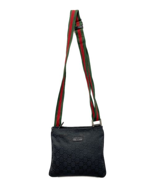 GUCCI（グッチ）GUCCI (グッチ) ショルダーバッグ ブラックの古着・服飾アイテム