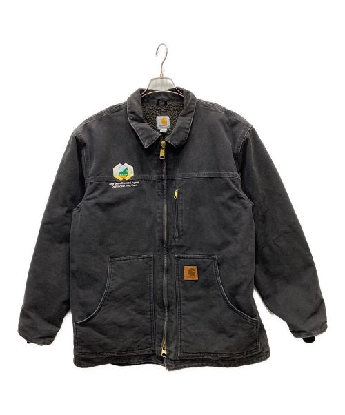 CarHartt（カーハート）CarHartt (カーハート) 刺繍入りサンドストーンリッジコート ブラック サイズ:Ｌの古着・服飾アイテム