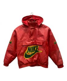 SUPREME×NIKE（シュプリーム×ナイキ）の古着「レザーアノラック」｜レッド