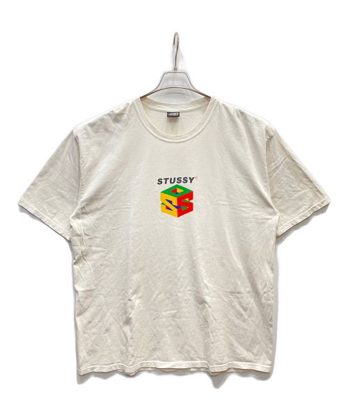 stussy（ステューシー）stussy (ステューシー) S64 Pigment Dyed Tee ホワイト サイズ:XLの古着・服飾アイテム