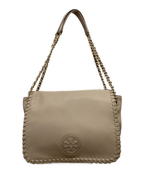 TORY BURCH（トリーバーチ）TORY BURCH (トリーバーチ) チェーンショルダーバッグ ベージュの古着・服飾アイテム