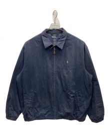 POLO RALPH LAUREN（ポロ・ラルフローレン）の古着「スイングトップ」｜ネイビー