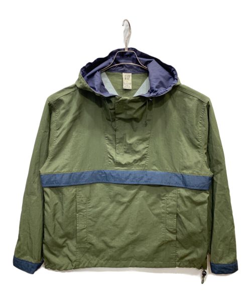 OLD GAP（オールドギャップ）OLD GAP (オールドギャップ) アノラックパーカー オリーブ サイズ:Lの古着・服飾アイテム