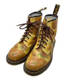 Dr.Martens（ドクターマーチン）の古着「ゴッホ《ひまわり》の8ホールブーツ」｜イエロー