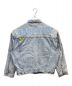 A BATHING APE (アベイシングエイプ) AAPE APE FACE HOODED DENIM JACKET ブルー サイズ:XL：10000円