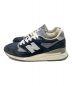 NEW BALANCE (ニューバランス) ローカットスニーカー ブラック サイズ:24：19000円