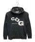 CDG（シーディージー）の古着「HOODED SWEATSHIRT」｜ブラック