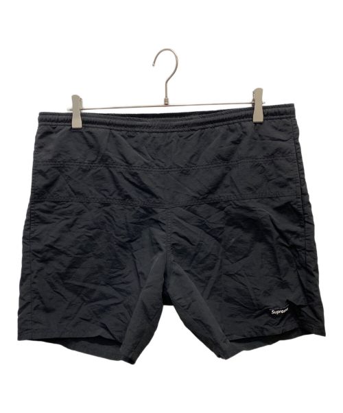 SUPREME（シュプリーム）Supreme (シュプリーム) Split Logo Water Short ブラック サイズ:MEDIUMの古着・服飾アイテム