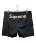 Supreme (シュプリーム) Split Logo Water Short ブラック サイズ:MEDIUM：20000円