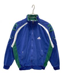 adidas（アディダス）の古着「90‘s 切替ベロアトラックジャケット」｜ブルー