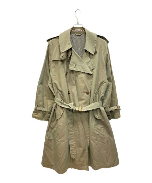 AURALEE（オーラリー）AURALEE (オーラリー) FINX CHAMBRAY BIG TRENCH COAT グリーン サイズ:4の古着・服飾アイテム