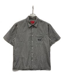 SUPREME（シュプリーム）の古着「21SS ギンガムチェック ショートスリーブシャツ」｜ブラック