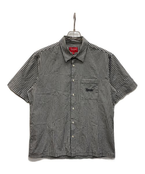 SUPREME（シュプリーム）SUPREME (シュプリーム) 21SS ギンガムチェック ショートスリーブシャツ ブラック サイズ:Mの古着・服飾アイテム