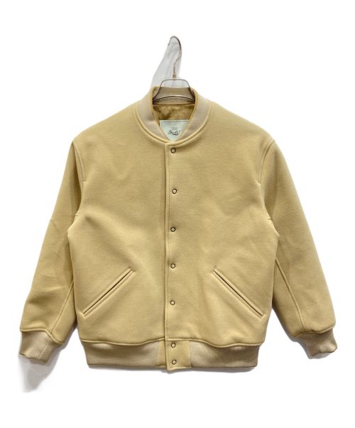 gold（ゴールド）gold (ゴールド) TASMANIA WOOL STADIUM JACKET ベージュ サイズ:Sの古着・服飾アイテム