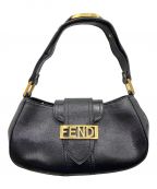 FENDIフェンディ）の古着「Baguette vegan leather handbag」｜ブラック