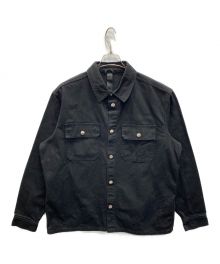 CHROME HEARTS（クロムハーツ）の古着「クロスボールボタンキャンバスデニムジャケット」｜ブラック