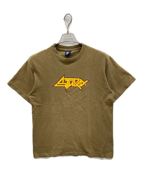 OLD STUSSY（オールドステューシー）OLD STUSSY (オールドステューシー) 90’sヴィンテージTシャツ オリーブ サイズ:Mの古着・服飾アイテム