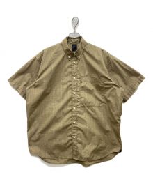 DAIWA PIER39（ダイワ ピア39）の古着「Tech Regular Collar Shirts S/S」｜ブラウン