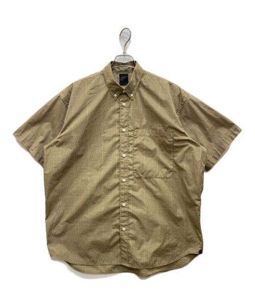 DAIWA PIER39（ダイワ ピア39）DAIWA PIER39 (ダイワ ピア39) Tech Regular Collar Shirts S/S ブラウン サイズ:Sの古着・服飾アイテム