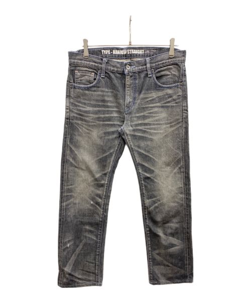 NEIGHBORHOOD（ネイバーフッド）NEIGHBORHOOD (ネイバーフッド) WASHED NARROW 14OZ-PT デニムパンツ ブラック サイズ:Mの古着・服飾アイテム